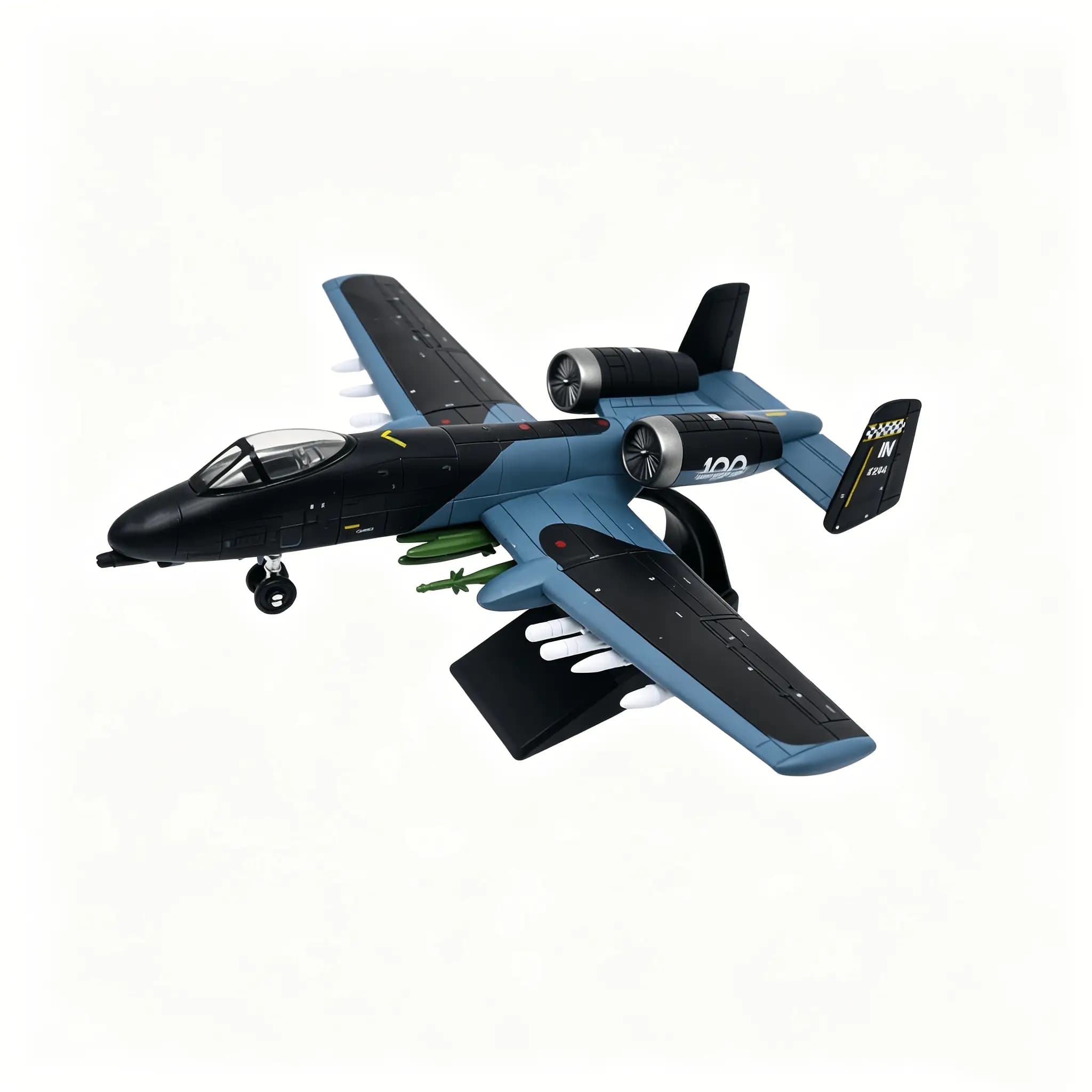 ماکت هواپیمای جنگنده A-10 مقیاس 1:72 با پایه نمایش