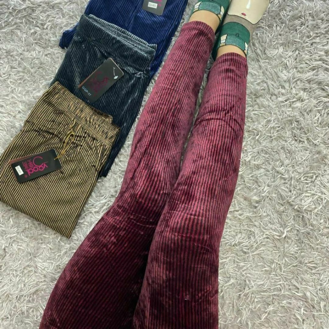 شلوار مخمل کبریتی رنگی عمده (پک 6 عددی) — تصویر ۵