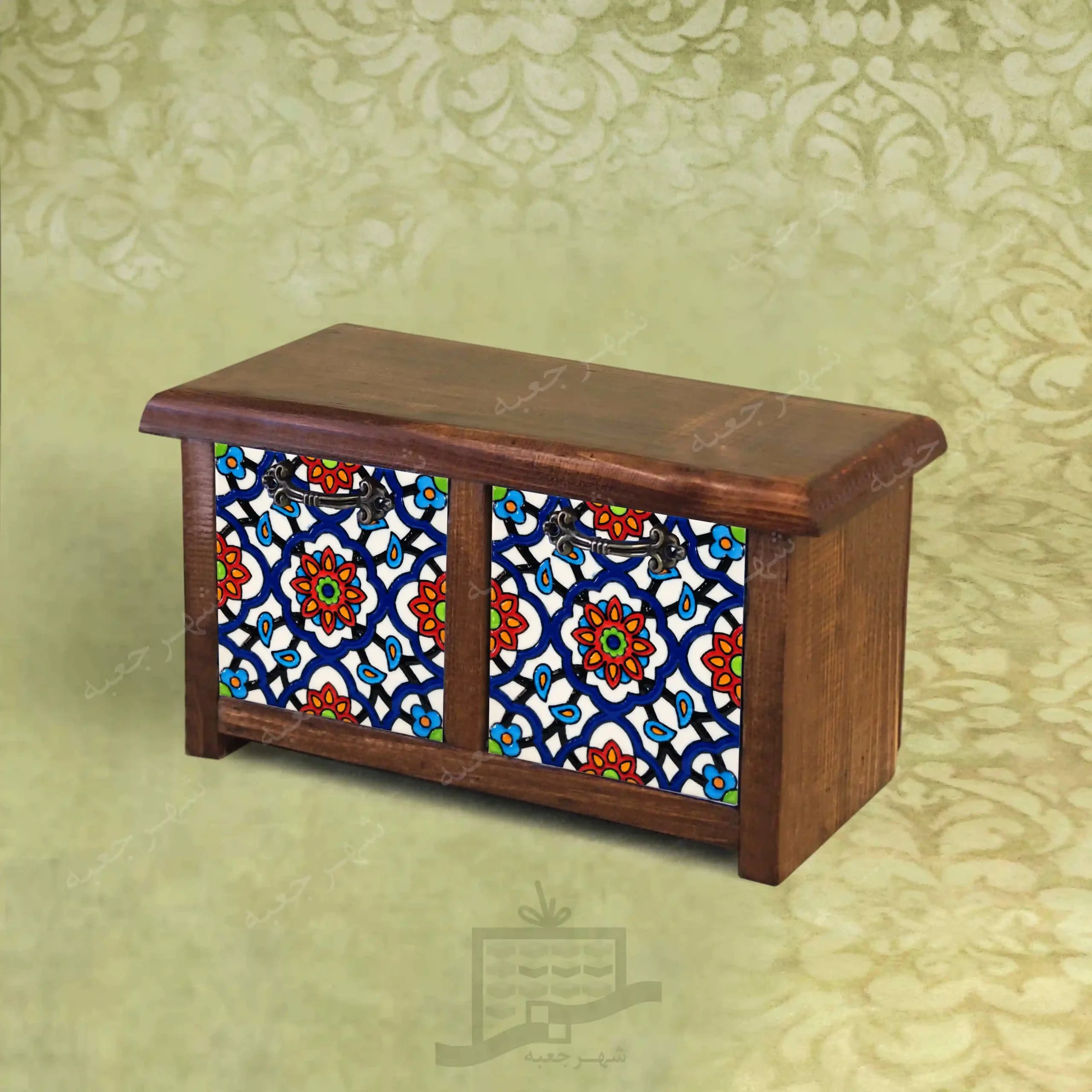 دراور چوبی (مدل B11.KK.2) رومیزی کشودار | استند کوچک فانتزی — تصویر ۲