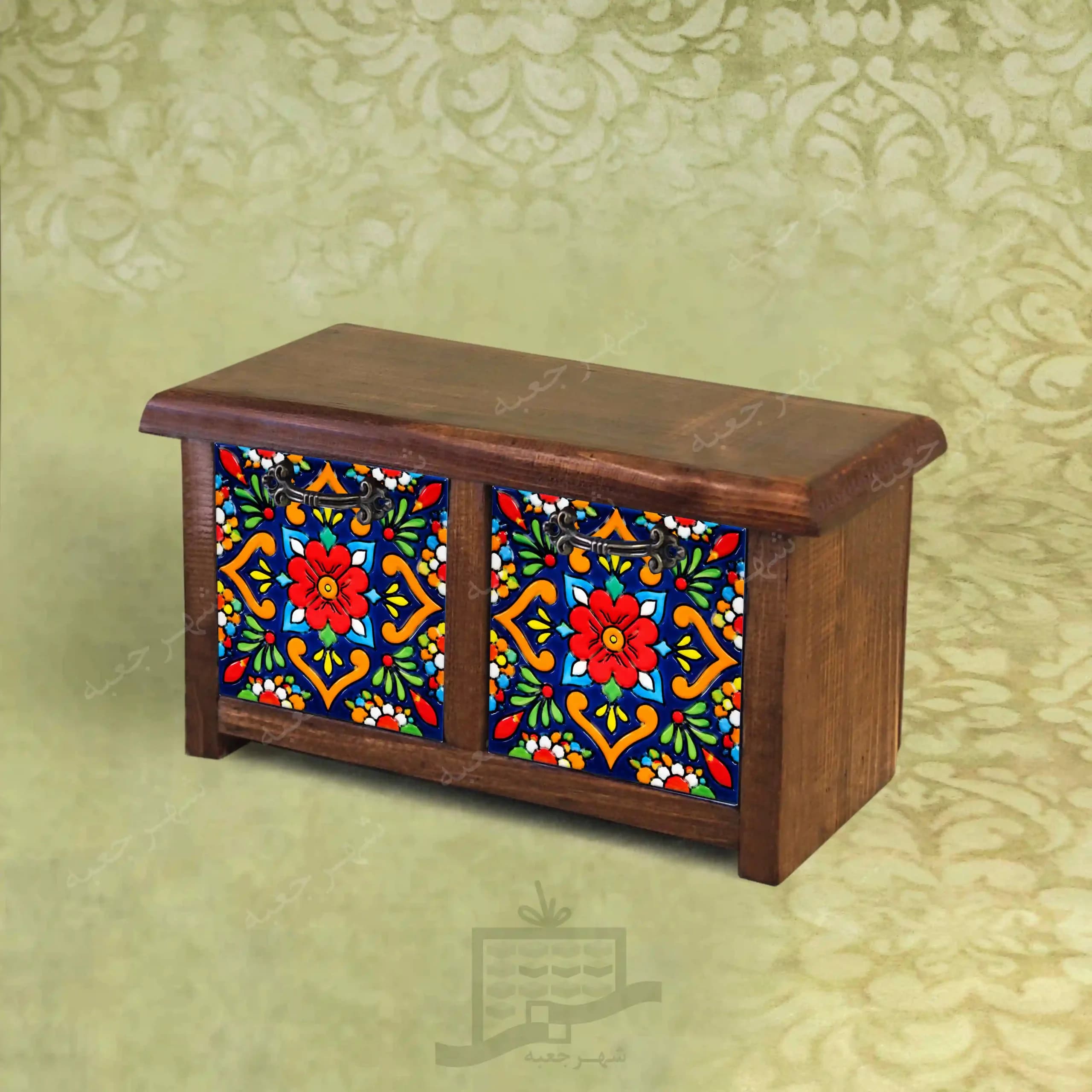 دراور چوبی (مدل B4.KK.2) رومیزی کشودار | استند کوچک فانتزی