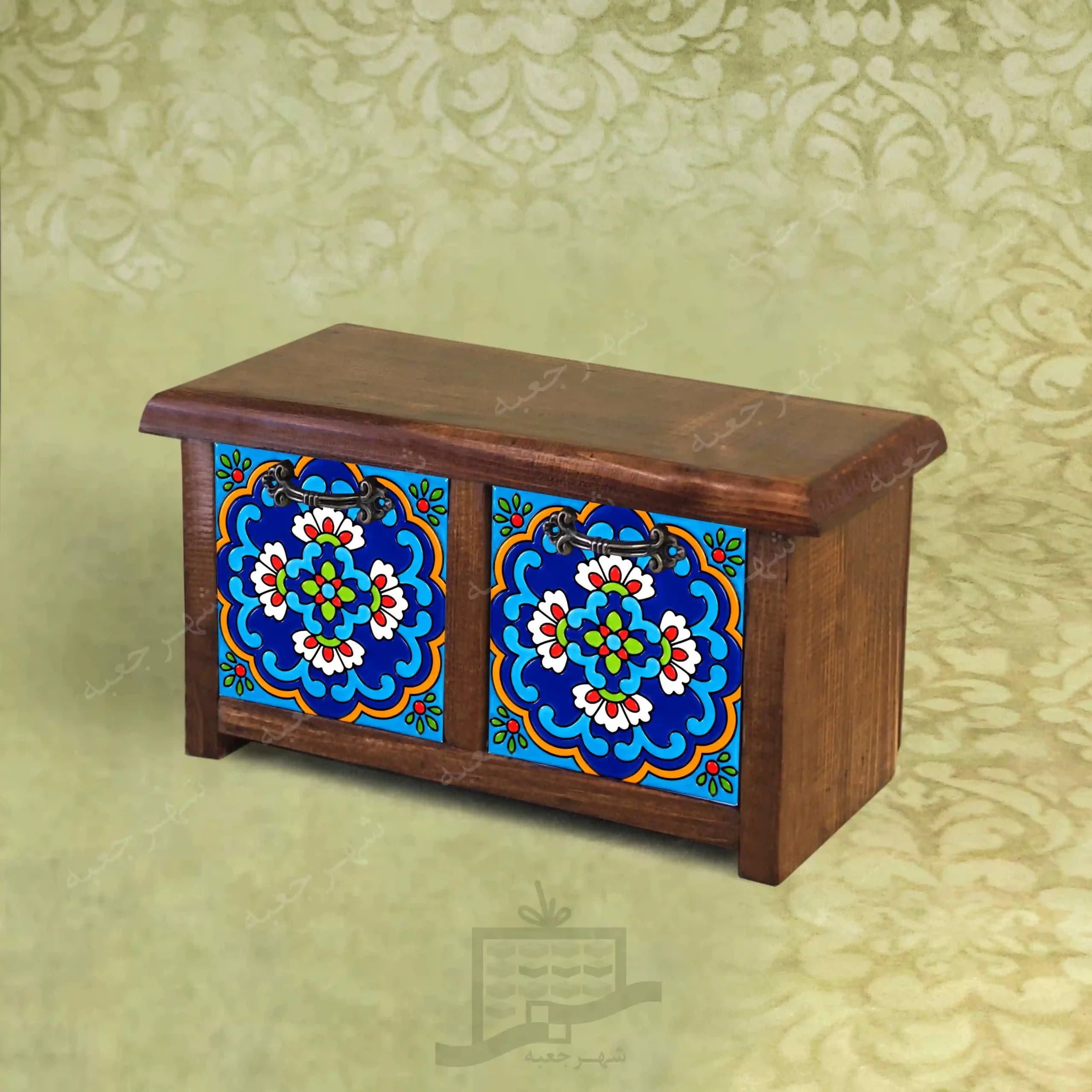دراور چوبی (مدل B1.KK.2) رومیزی کشودار | استند کوچک فانتزی