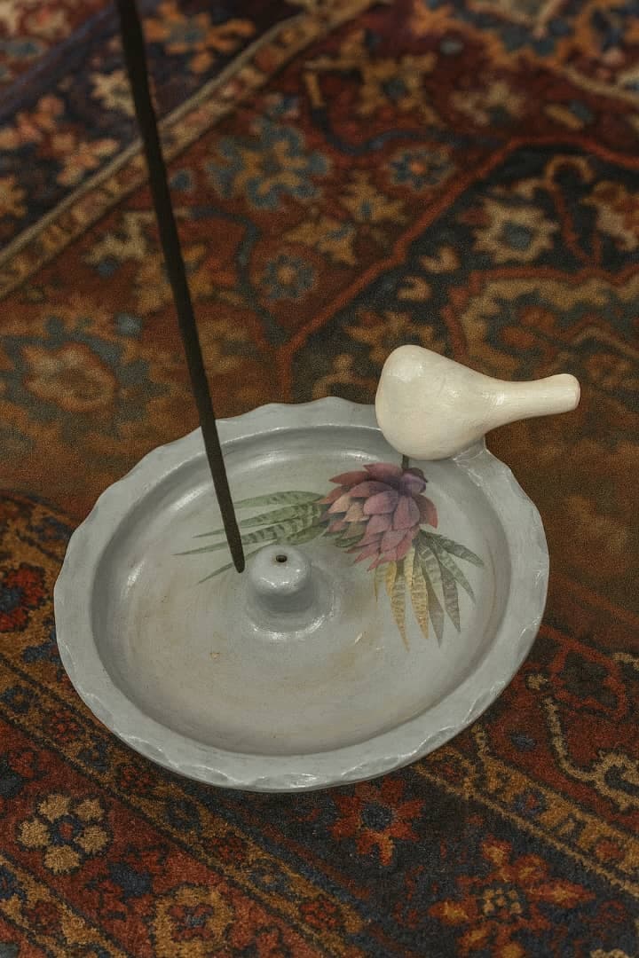 جاعودی گرد دالبری سرامیکی مات کبوتر