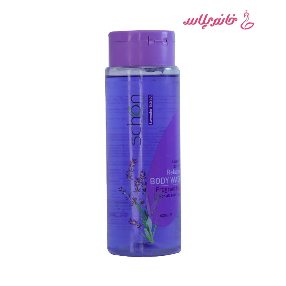 شاور ژل شون مدل Lavender Extract حجم ۴۲۰ میلی‌لیتر
