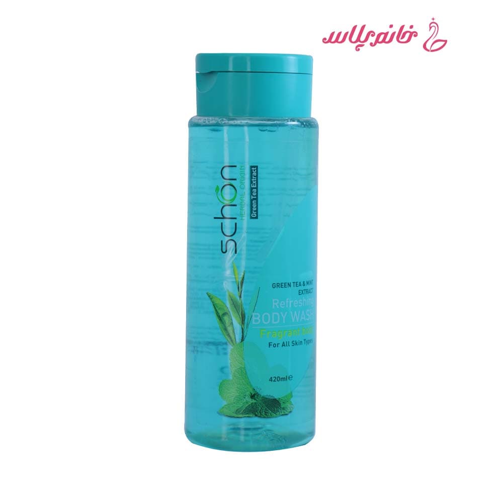 شاور ژل شون مدل Green Tea Extract حجم ۴۲۰ میلی‌لیتر