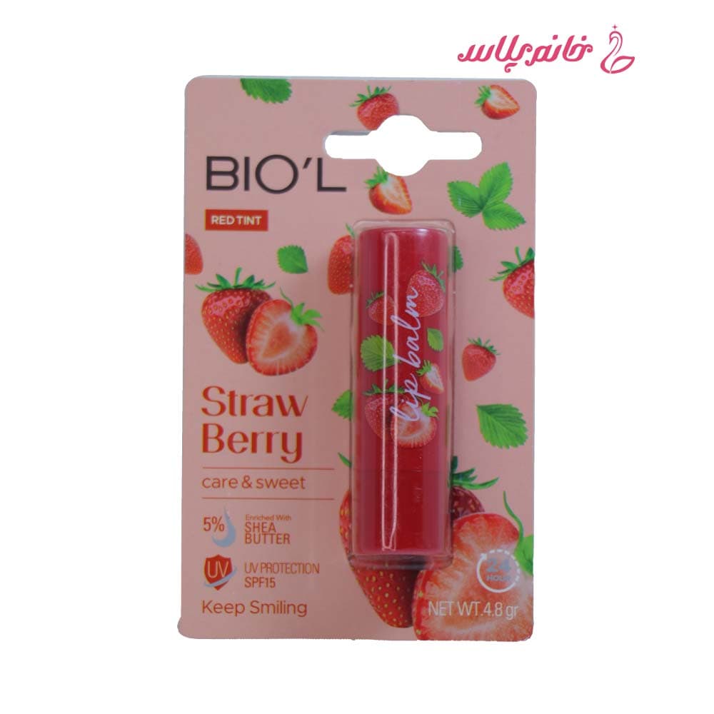 بالم لب بیول مدل توت فرنگی (Strawberry Red Tint)
