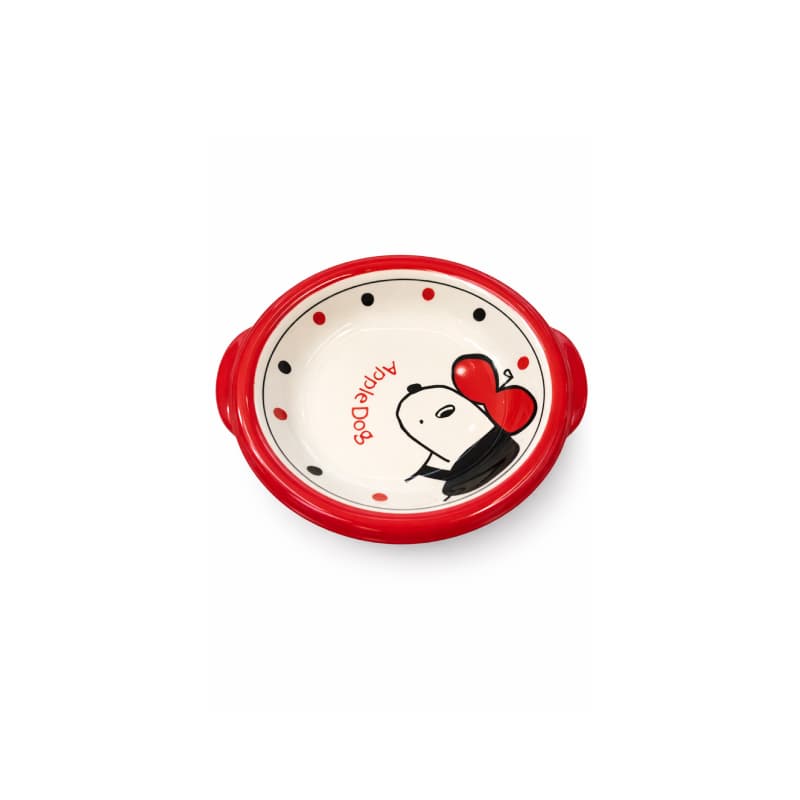 بشقاب گرد سرامیکیapple dog — تصویر ۲