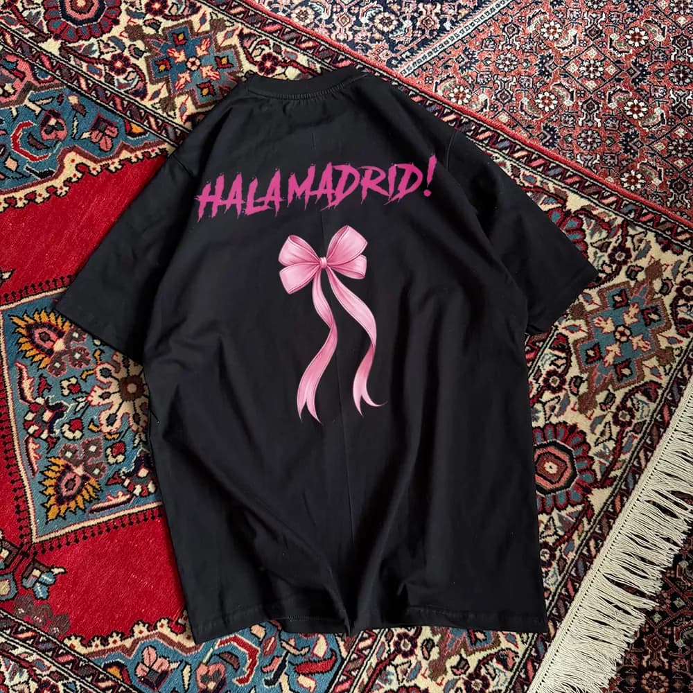 تیشرت طرح هلوکیتی رئال مادرید Hello Kitty Hala Madrid — تصویر ۸