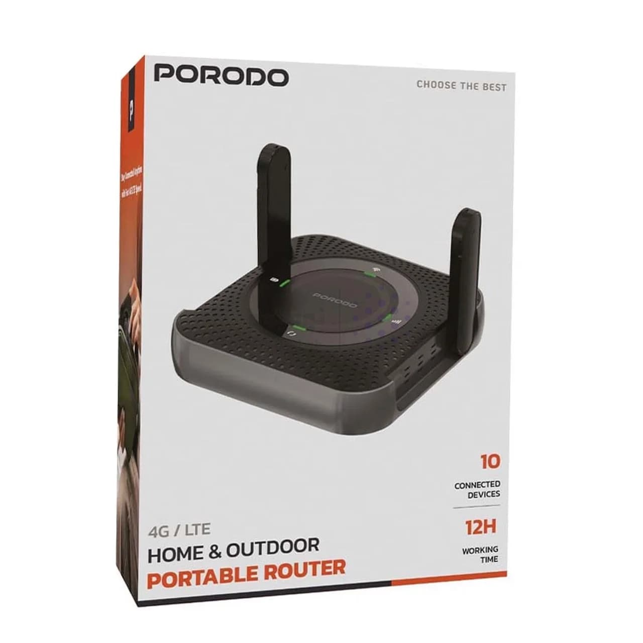 مودم همراه PORODO 4G/LTE مدل PD4GCPMFBKGY – خاکستری (گارانتی یکساله شرکتی) — تصویر ۱۱
