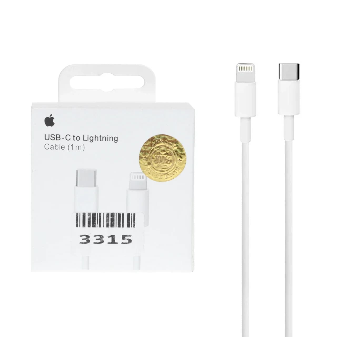 کابل شارژ Apple Type-C To Lightning مدل MUQ93ZM/A A2561 – سفید – ASP (گارانتی 18 ماهه آروین) — تصویر ۲