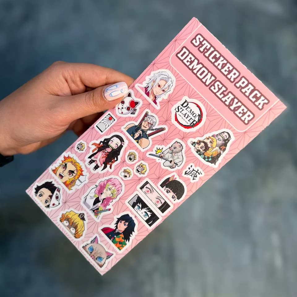 پک استیکر طرح شیطان کش Demon Slayer Sticker Pack