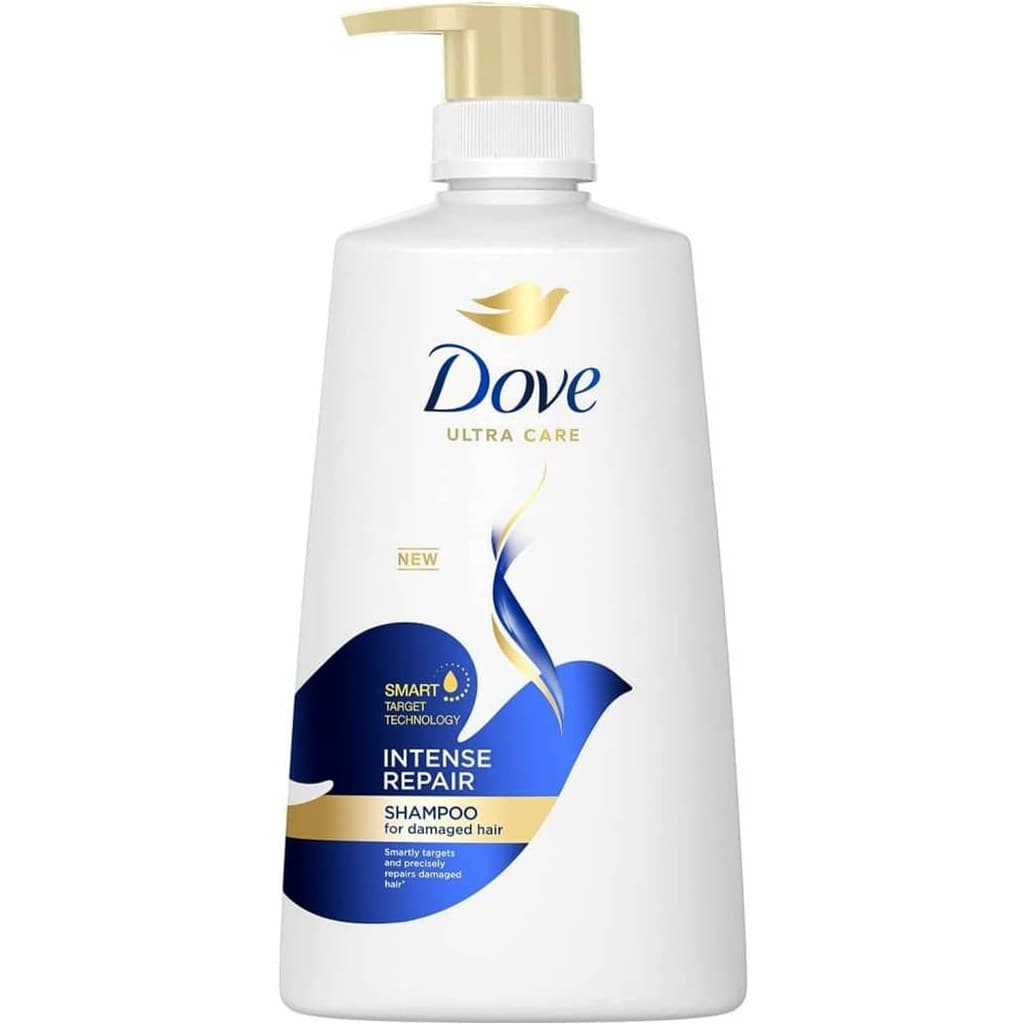 شامپو ultra care داو Dove مخصوص موهای آسیب دیده مدل INTENSE REPAIR حجم 680 میلی لیتر اورجینال