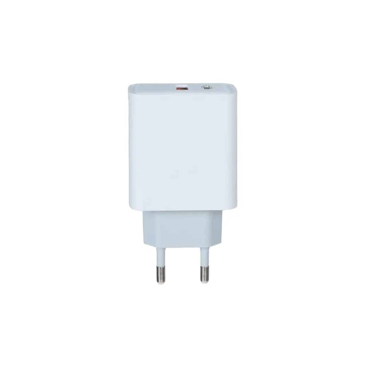 شارژر دیواری PD و فست دو پورت مدل GQ-220 38W به همراه کابل شارژ Type-C – سفید – RYL — تصویر ۲