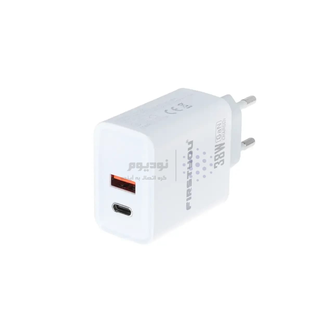 شارژر دیواری PD و فست دو پورت مدل GQ-220 38W به همراه کابل شارژ Type-C – سفید – RYL — تصویر ۶