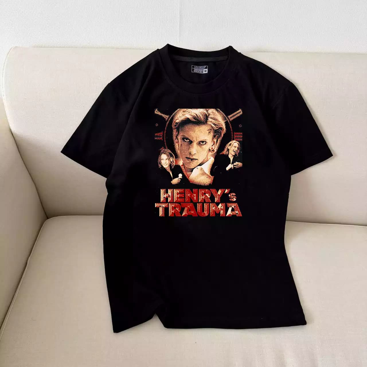 تیشرت نخ پنبه طرح استرنجر تینگز STRANGER THINGS HENRY TRAUMA