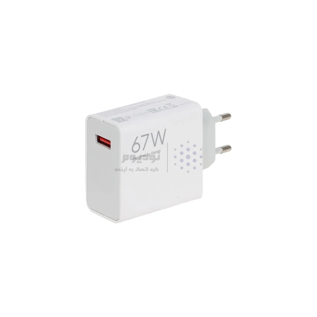شارژر دیواری فست تک پورت Xiaomi King Cell مدل MDY-12-EH 67W – سفید – ASP (گارانتی شش ماهه آروین) — تصویر ۴