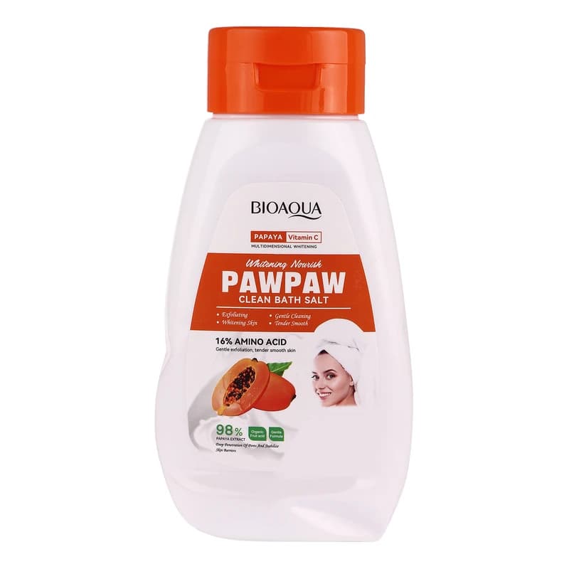 نمک حمام بی آکوا مدل Papaya وزن 500 گرم