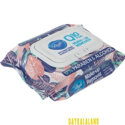 دستمال آرایشی کیوتن 50 برگ گلدار دافی ( سه تا بخری چهار تا میبری)