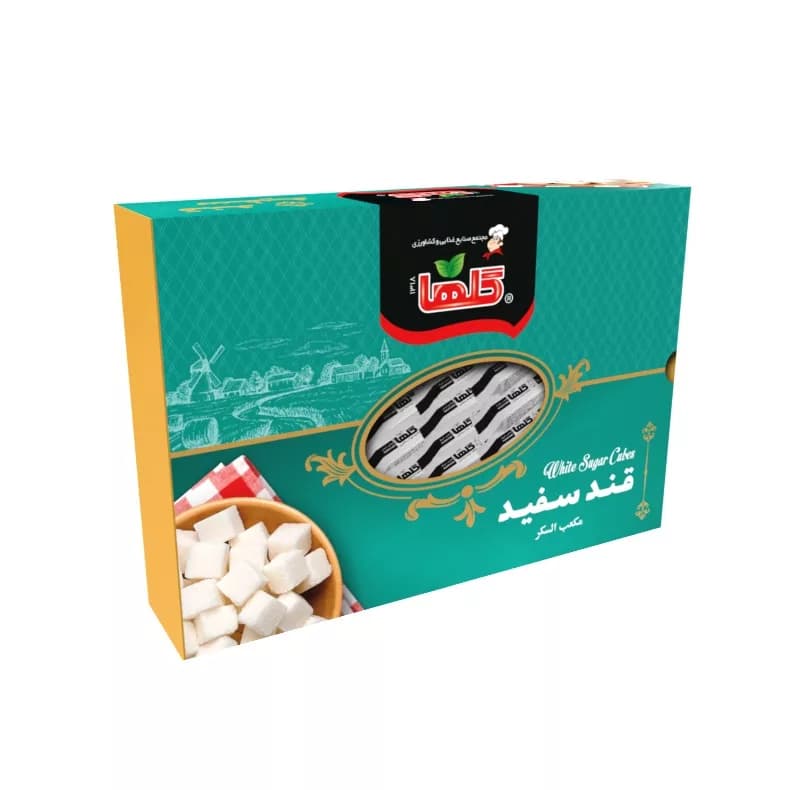 حبه قند سفید تک نفره گلها – 380 گرم — تصویر ۲