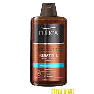 شامپو 400 میل ترمیم کننده ساقه مو حاوی کراتین و روغن آرگان جهت موهای آسیب دیده و موخوره فولیکا