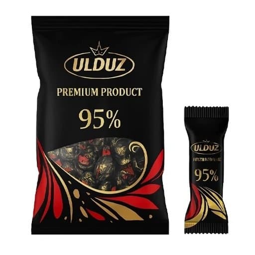 شکلات تلخ 95 درصد اولدوز ULDUZ