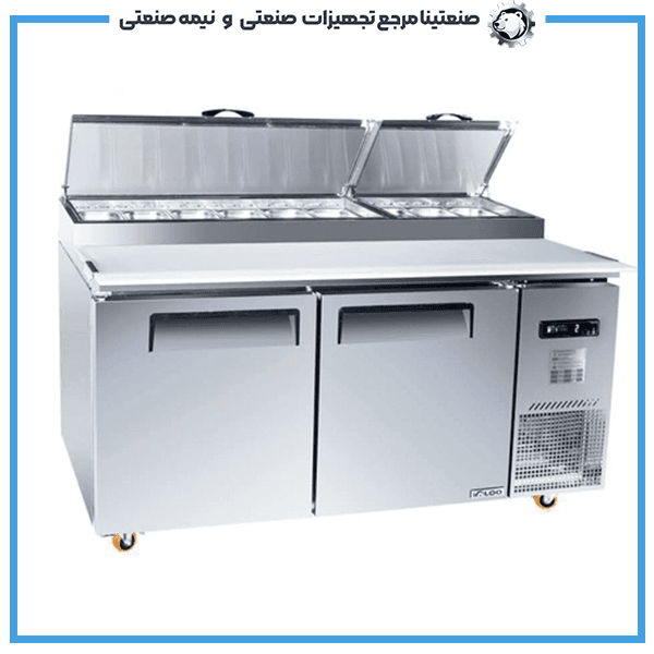 یخچال تاپینگ پیتزا استیل ایگلو مدل RT-ST19 — تصویر ۲