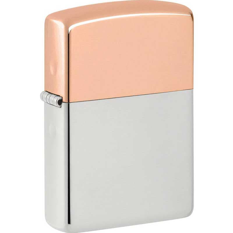 فندک زیپو اصل مس و نقره مدل 48695 Bimetal ct