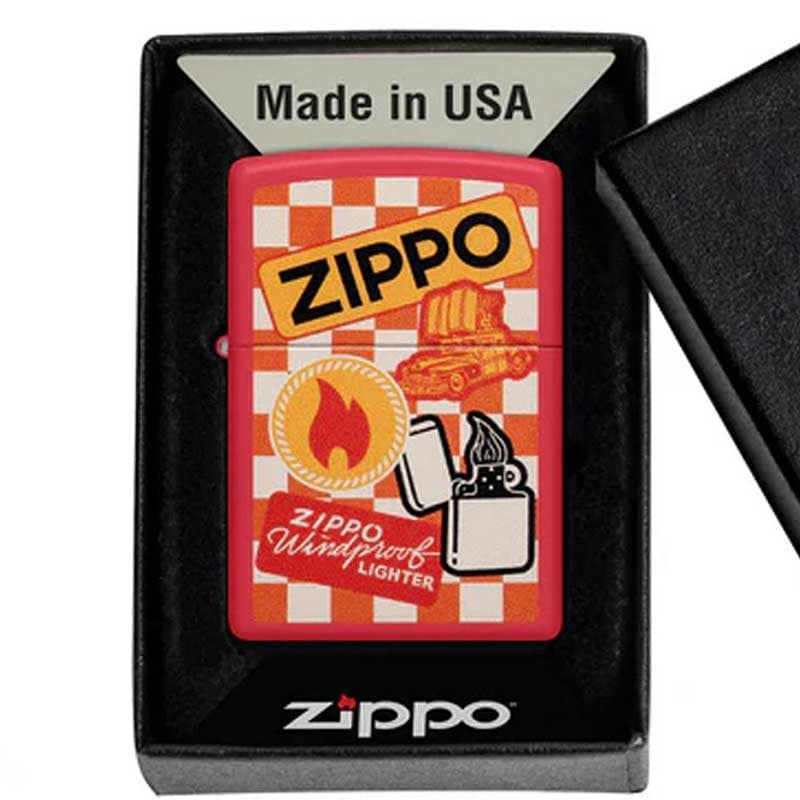 فندک زیپو اصل رترو مدل 48998 zippo retro — تصویر ۴