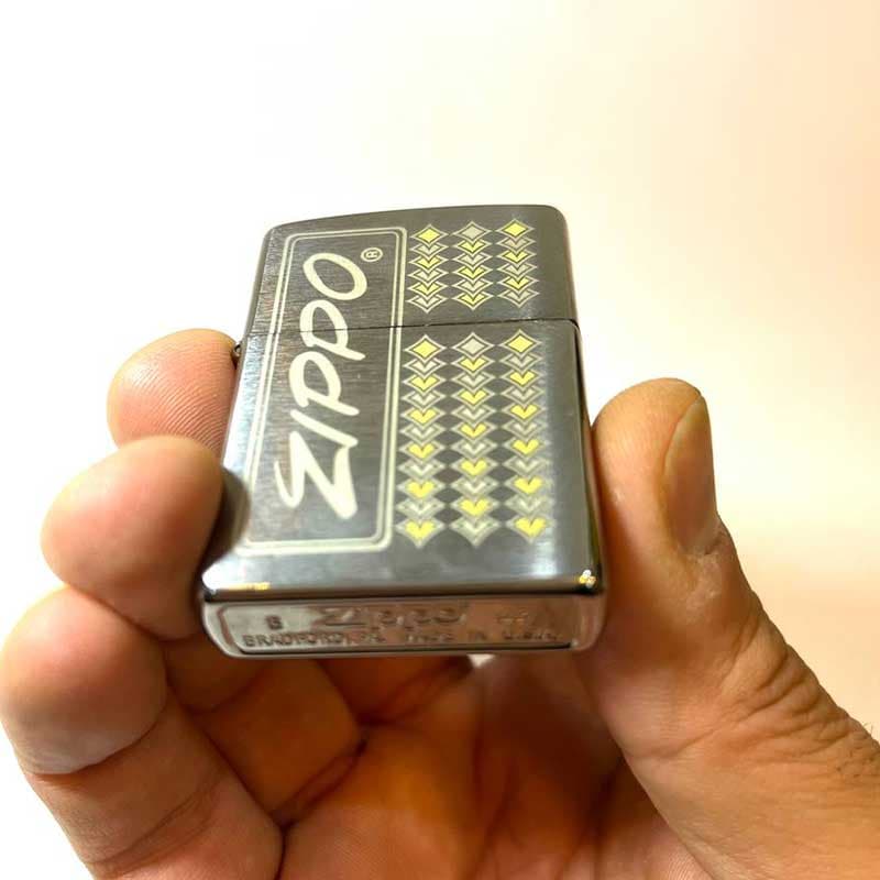 فندک زیپو اصل نقره ای مدل 401063 zippo — تصویر ۴