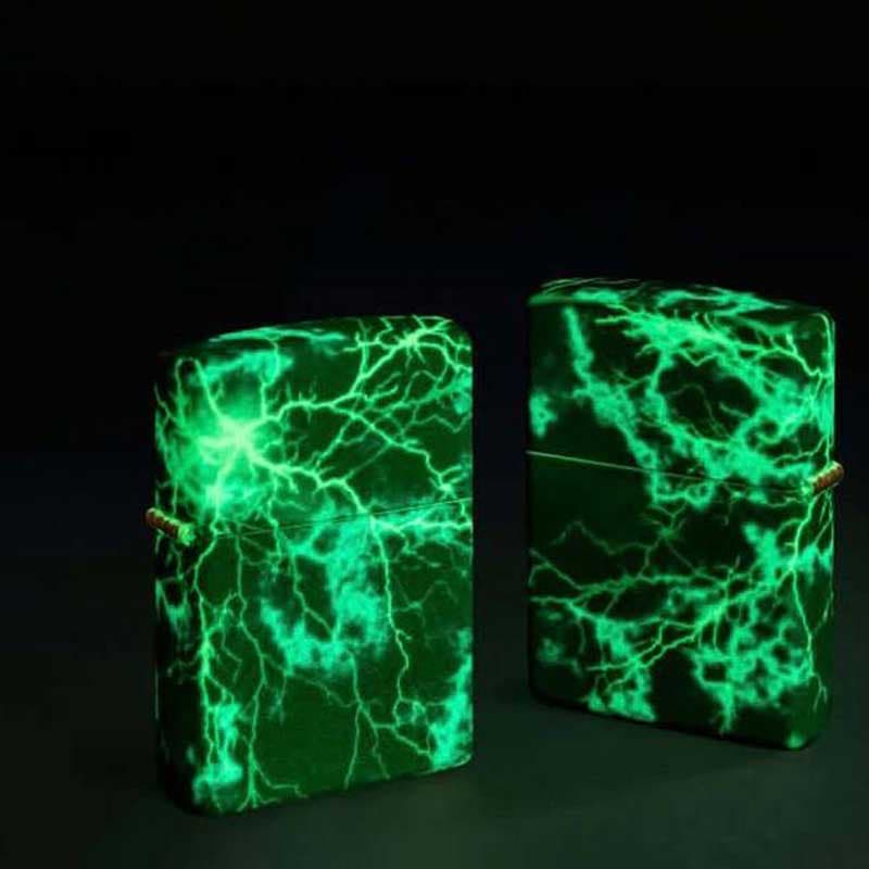 فندک زیپو اصل شبرنگ مدل 48610 شبنما zippo — تصویر ۳