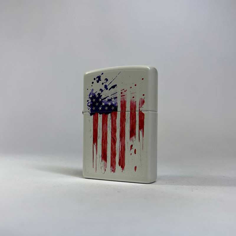 فندک زیپو اصل پرچم امریکا مدل 49783 zippo