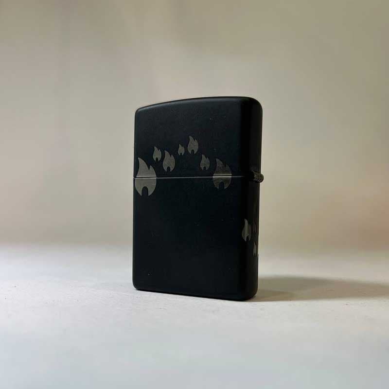 فندک زیپو اصل لوگو شعله مدل 48980 zippo — تصویر ۳