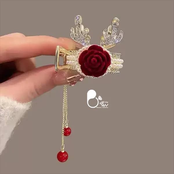 کلیپس شاخ گوزن گل رز یلدا