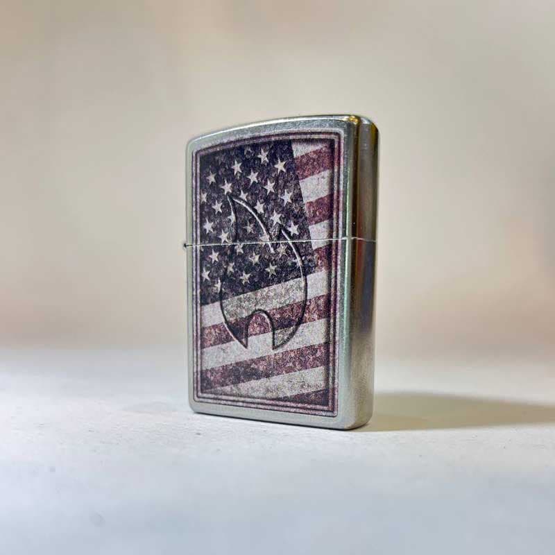 فندک زیپو اصل پرچم آمریکا مدل 48180 zippo