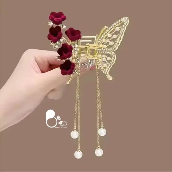 کلیپس پروانه گل رز یلدا