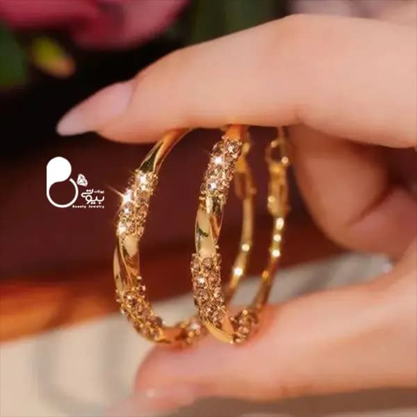 گوشواره عشق حلقه ای — تصویر ۳