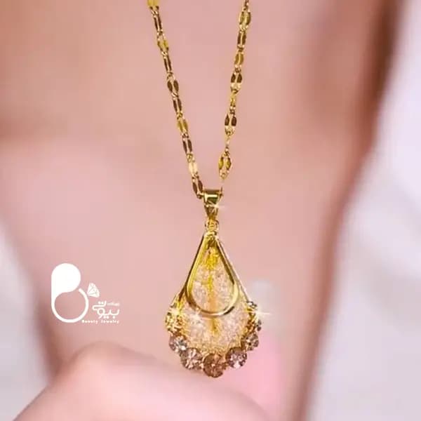 گردنبند کریستالی آزورا