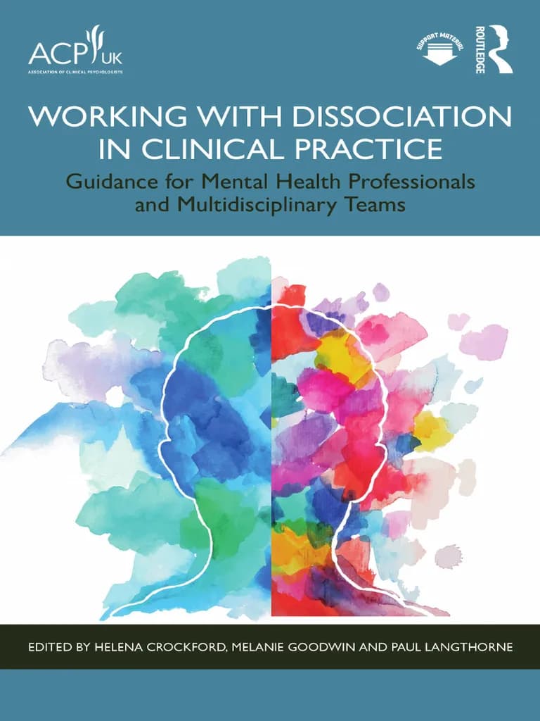 کتاب Working with Dissociation in Practice (کار با گسست در عمل) نسخه انگلیسی PDF | هلنا ای. کرکفورد
