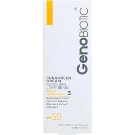 ضد آفتاب رنگی بژ روشن (پوست چرب) ژنوبایوتیک Geno Biotic — تصویر ۲