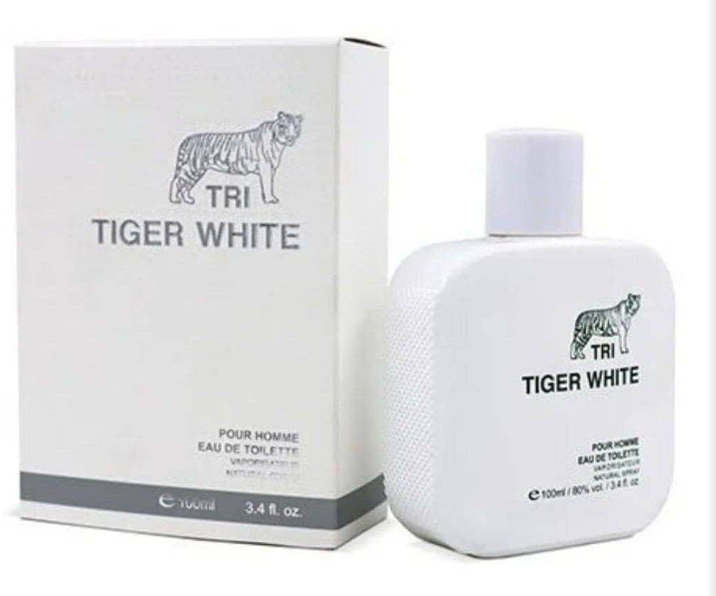 عطر ادوپرفیوم مردانه تی آر آی مدل تایگر وایت 100 میل