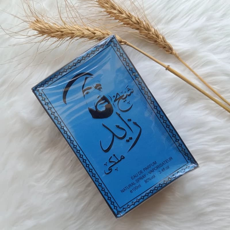 ادکلن شیخ زاید ملکی آبی حجم 100میل