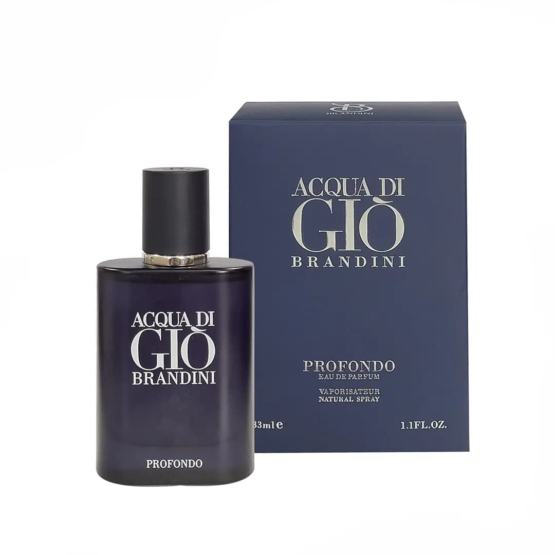عطر ادکلن برندینی آکوا دی جیو پروفوندو Brandini Acqua Di gio profondo حجم 33 میل