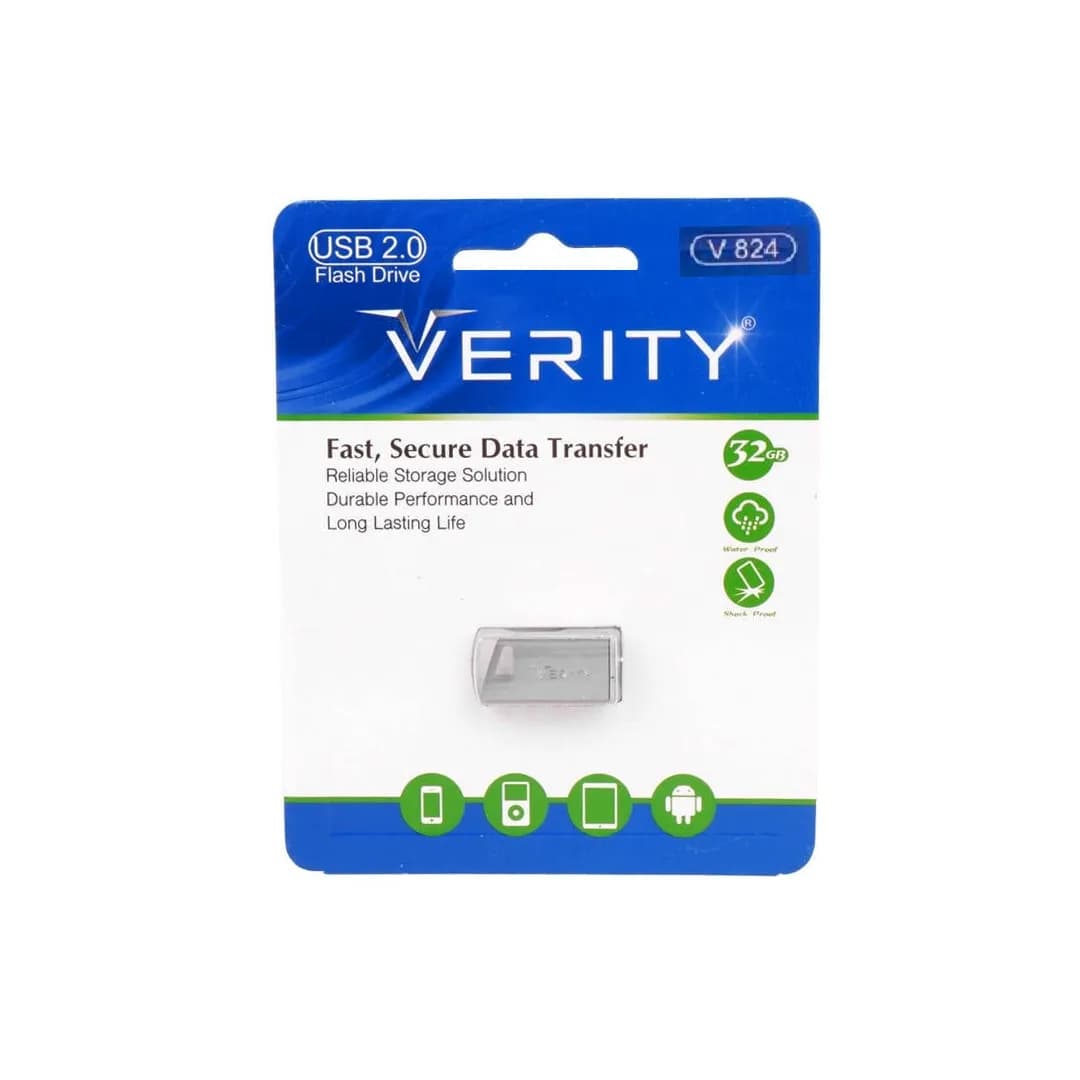 فلش مموری وریتی مدل V824 ظرفیت 32 گیگابایت USB2.0 — تصویر ۲
