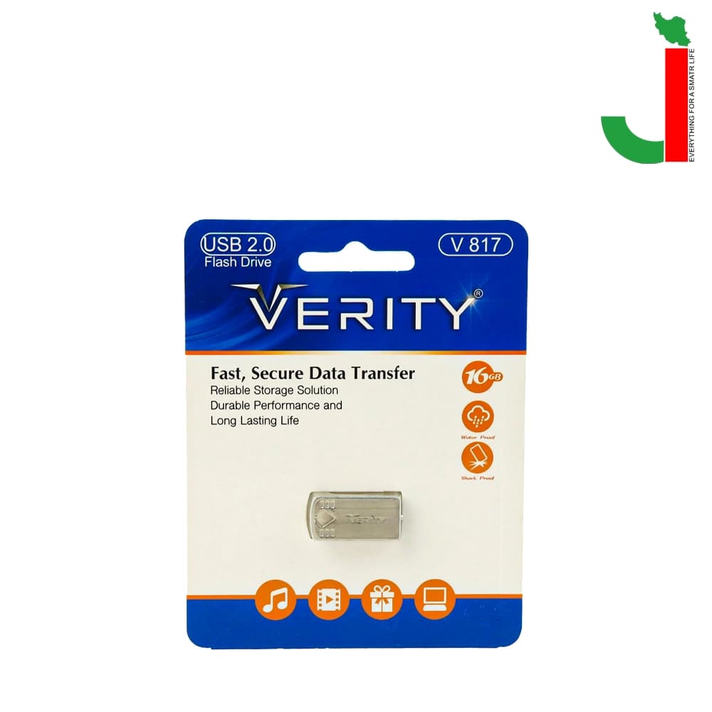فلش مموری وریتی مدل V817 ظرفیت 16 گیگابایت USB2.0 — تصویر ۴