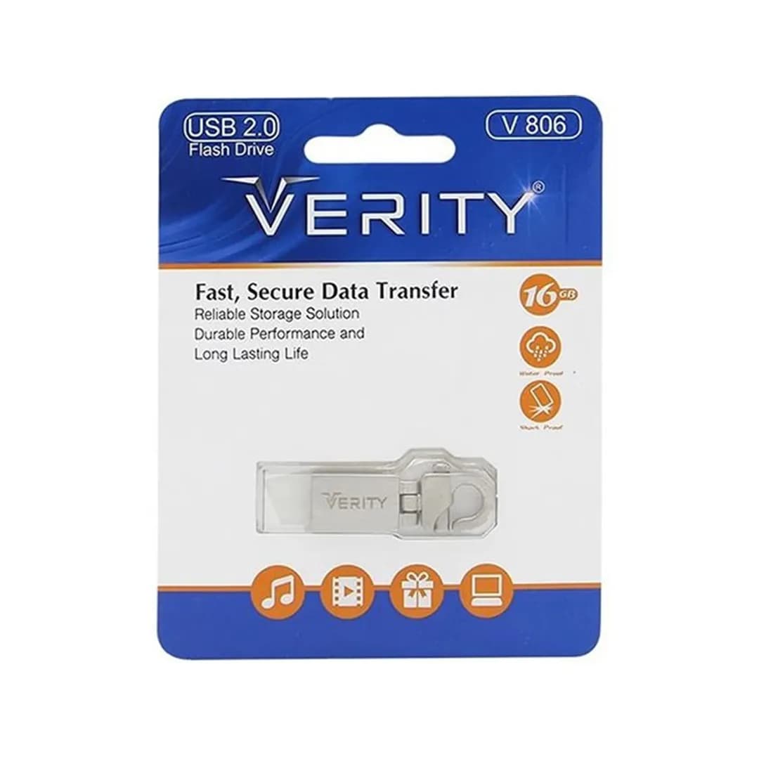 فلش مموری وریتی مدل V806 ظرفیت 16 گیگابایت USB2.0 — تصویر ۲