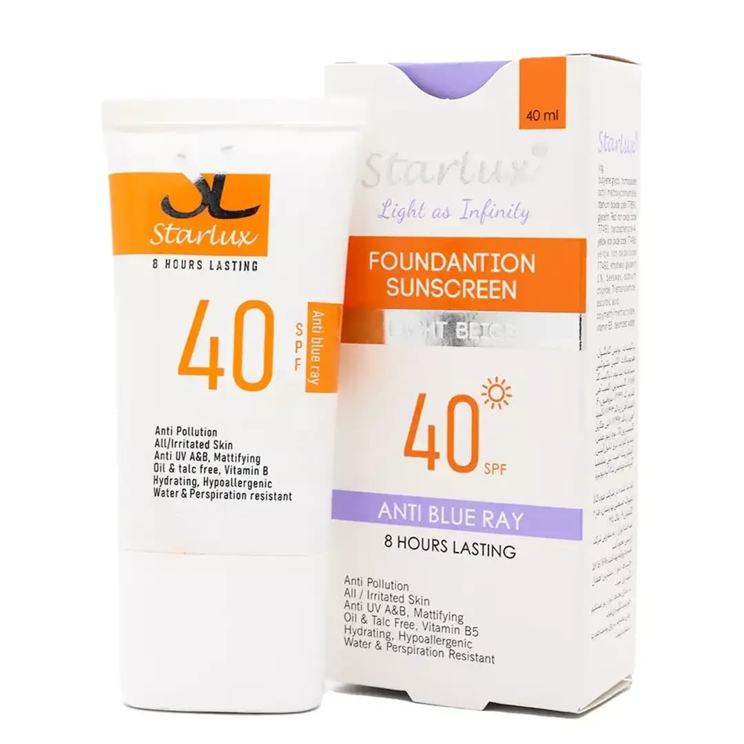 ضدآفتاب رنگی استارلوکس بژ روشن spf 40