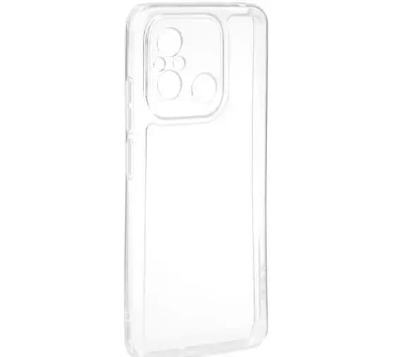 قاب گوشی Redmi 12C – Poco C55 – Redmi 11A شیائومی طرح ژله ای شفاف بی رنگ ایربگ دار SPACE محافظ لنز دار کد 338