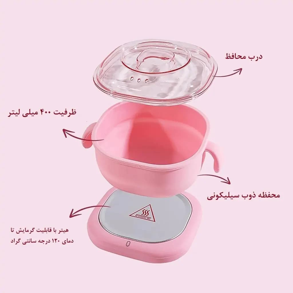 موم داغ کن سیلیکونی — تصویر ۳