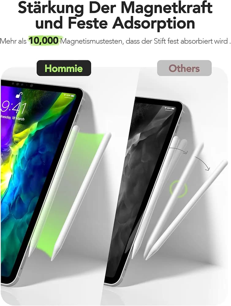 قلم هومی (Hommie Pencil) نسل دوم برای آیپد — تصویر ۵