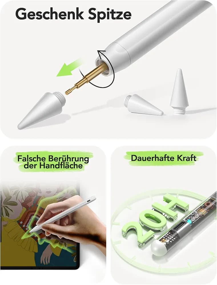 قلم هومی (Hommie Pencil) نسل دوم برای آیپد — تصویر ۴