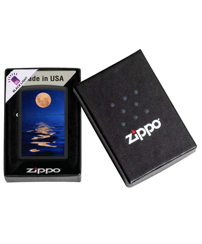 زیپو اصل کد 49810 بلک لایت — تصویر ۳